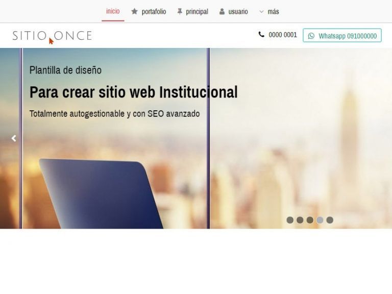 Demo 11 sitio web institucional. - INSTITUCIONAL 11 . Diseo sitio web institucional (AVANZADO)