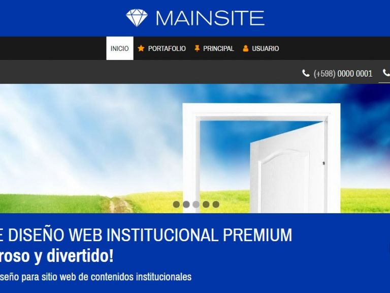 Demo de diseo para sitio web institucional corporativo. - INSTITUCIONAL 13 . Diseo sitio web institucional (AVANZADO)