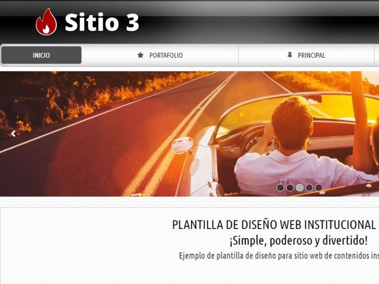 Plantilla de diseo de sitio web para proyecto de contenidos institucionales. - INSTITUCIONAL 3 . Diseo sitio web institucional (ESTNDARD)