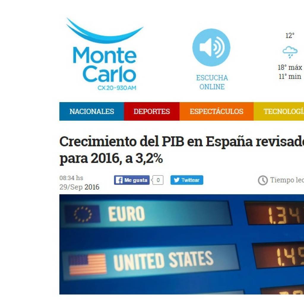 Portal de noticias radio montecarlo